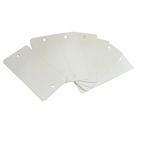 Etiquettes plastique 120*70 mm - lot de 1000